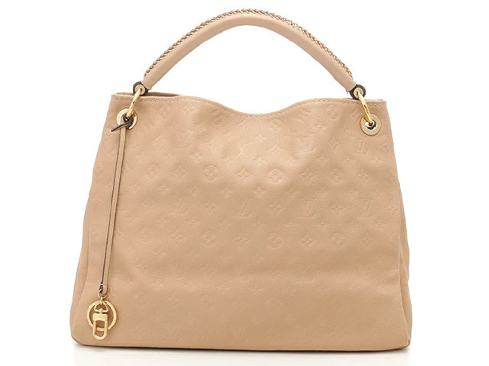 LOUIS VUITTON Bag Artsy Monogram Empreinte Dune Brown